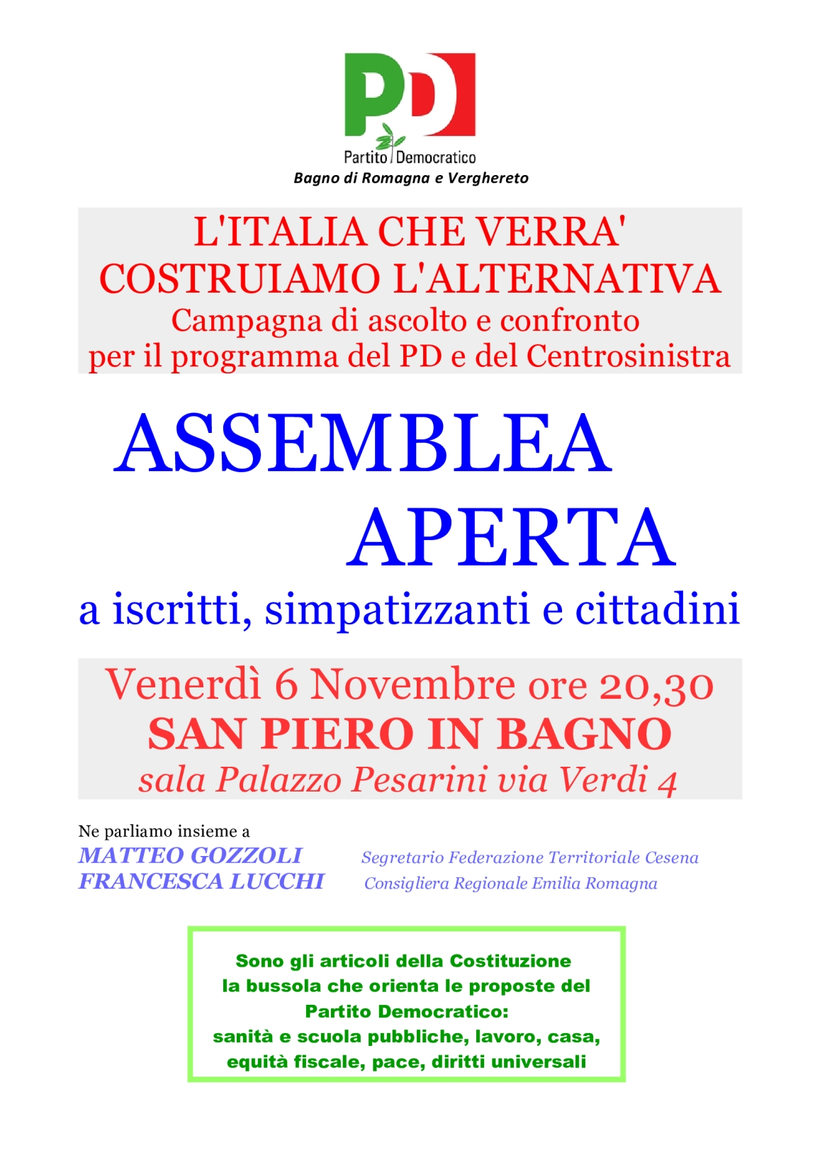 L'Italia che verrà. Costruiamo l'alternativa